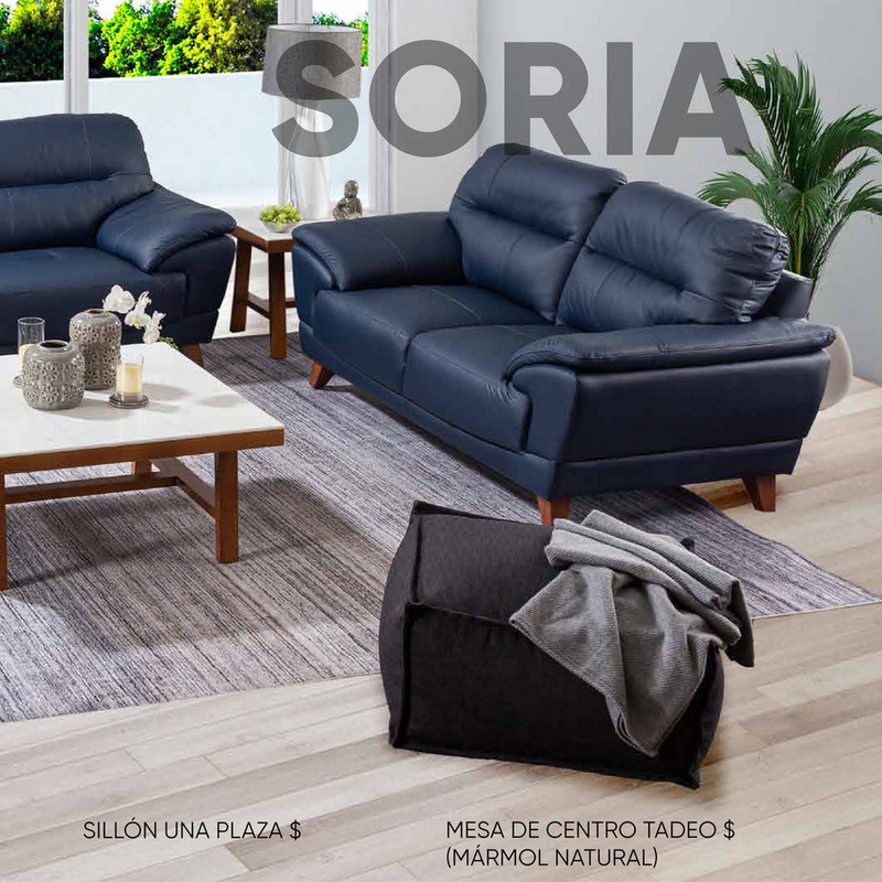 MUEBLES DICO - Sofanni Norte - Sofá 3 Plazas Begonia Gris