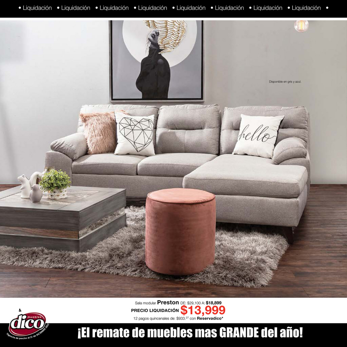 MUEBLES DICO - LIQUIDACION, NORTE